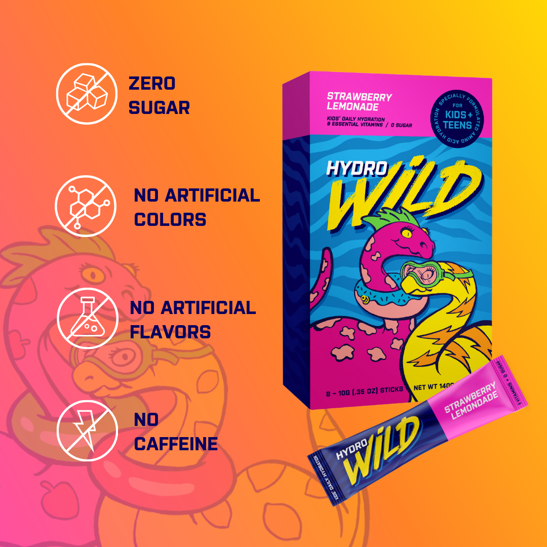 Kid's Daily Hydration Drink Mix - Strawberry Lemonade